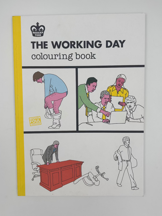 The Working Day Colouring Book - Modern Toss