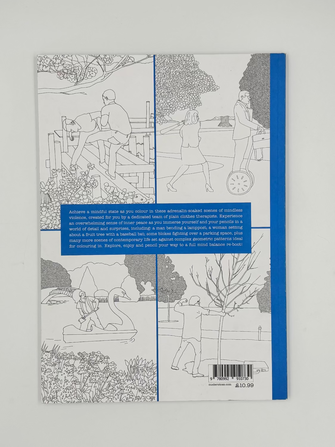 Mindless Violence Colouring Book - Modern Toss