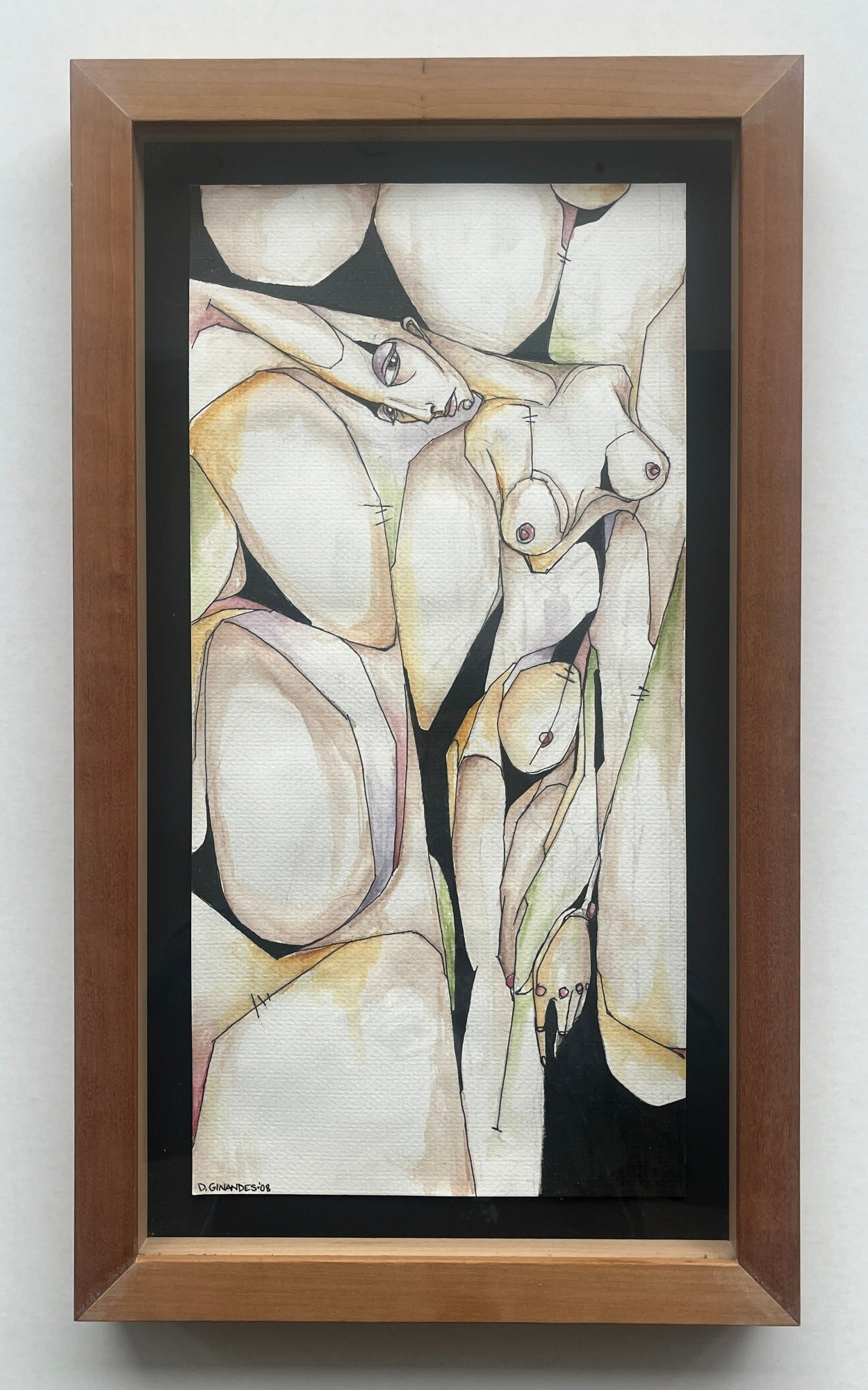 Damon Ginandes - Untitled (Framed Watercolour) (2)