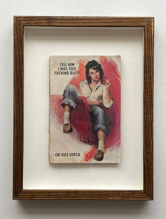The Connor Brothers - Vice Versa (Original Vintage Book Painting)