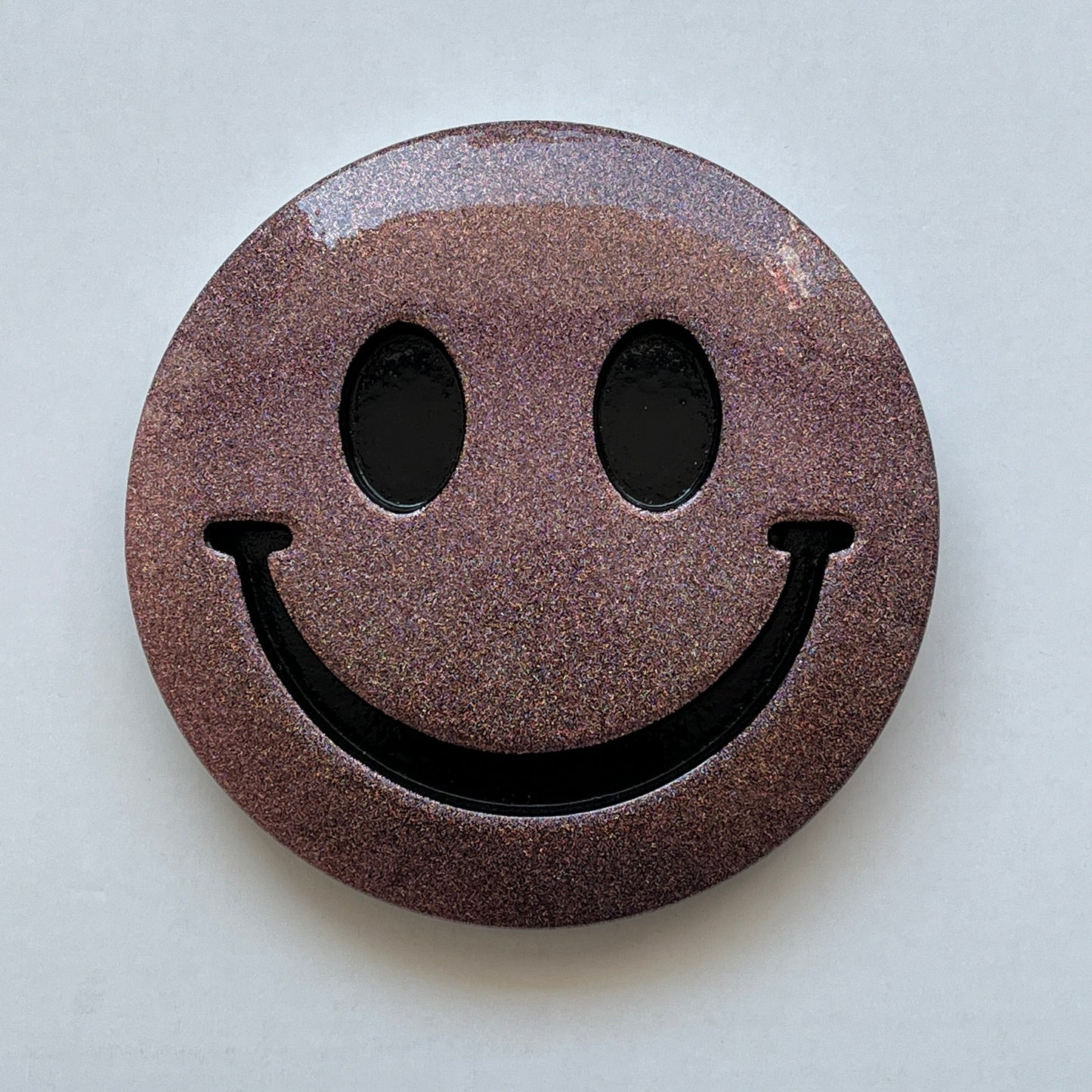 Chip - Purple Glitter Smiley