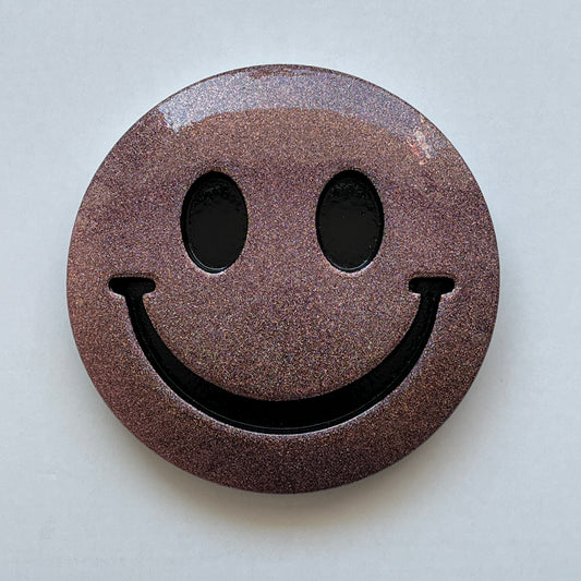 Chip - Purple Glitter Smiley