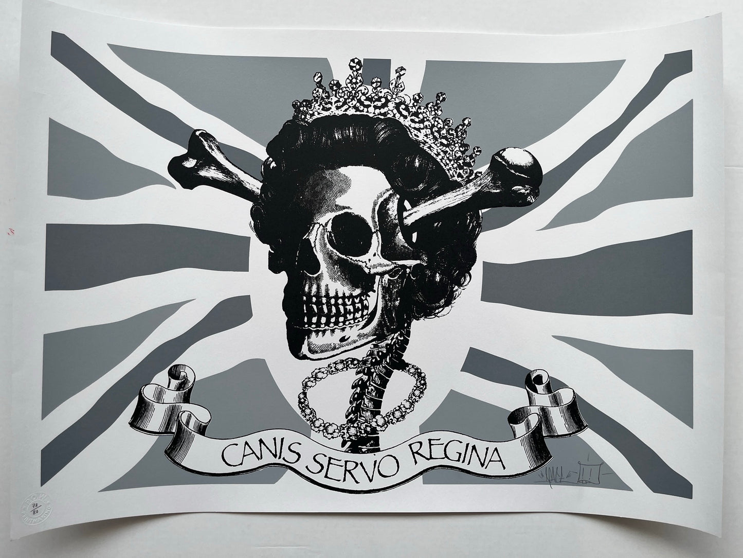 D*Face - Canis Servo Regina (Signed Screenprint)