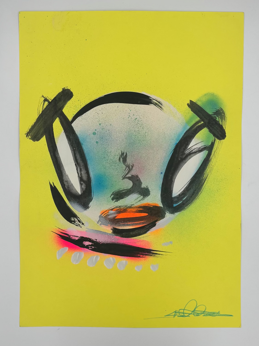 Stevie Unknown - Mini Headz 3 (Original Painting)