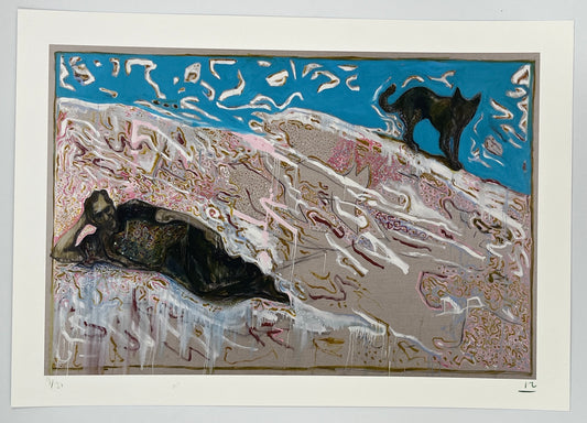 Billy Childish -  Long ago on a deserted beach with a fine beautiful dog (Charles Bukowski)