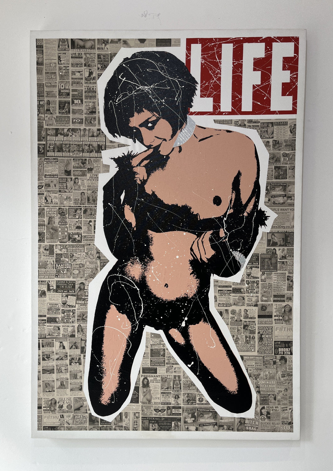 Goldie - Life Ain't Black & White (Large Canvas)