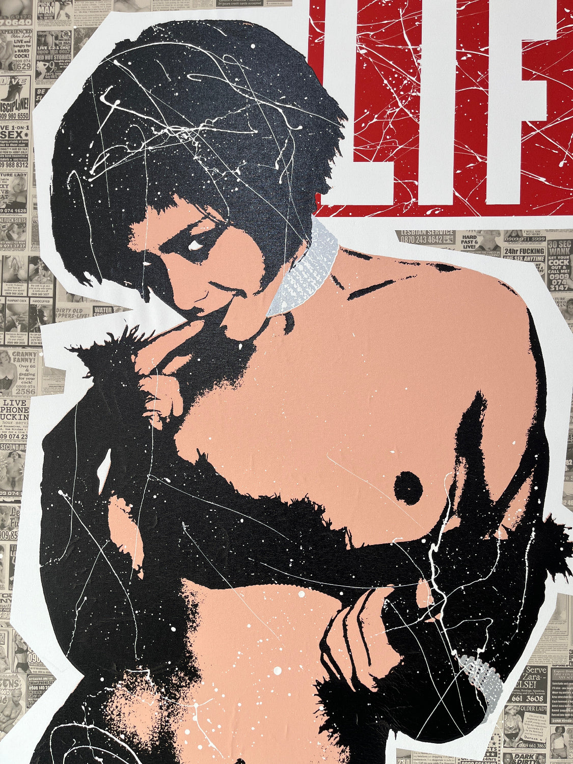 Goldie - Life Ain't Black & White (Large Canvas)