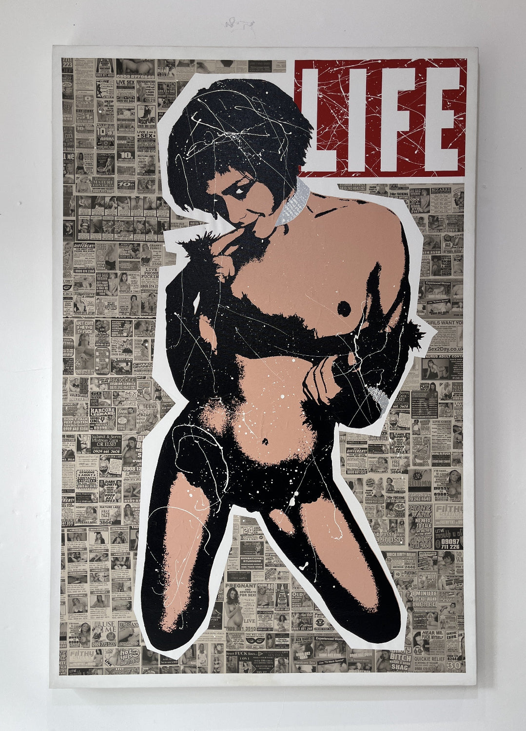Goldie - Life Ain't Black & White (Large Canvas)
