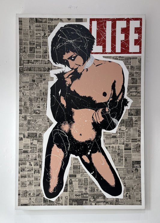Goldie - Life Ain't Black & White (Large Canvas)