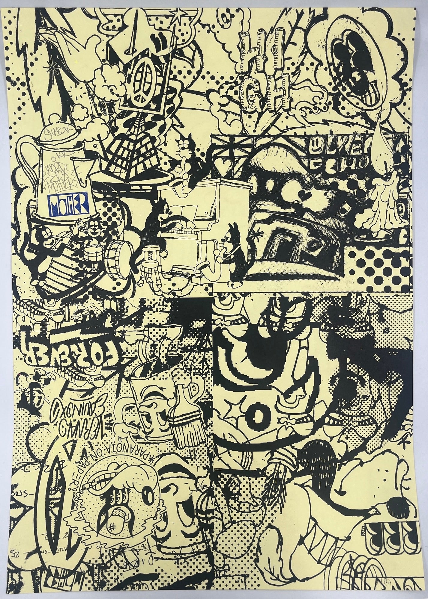 Sickboy X Word To Mother - Paranoia On Paper (Hand-Finished)