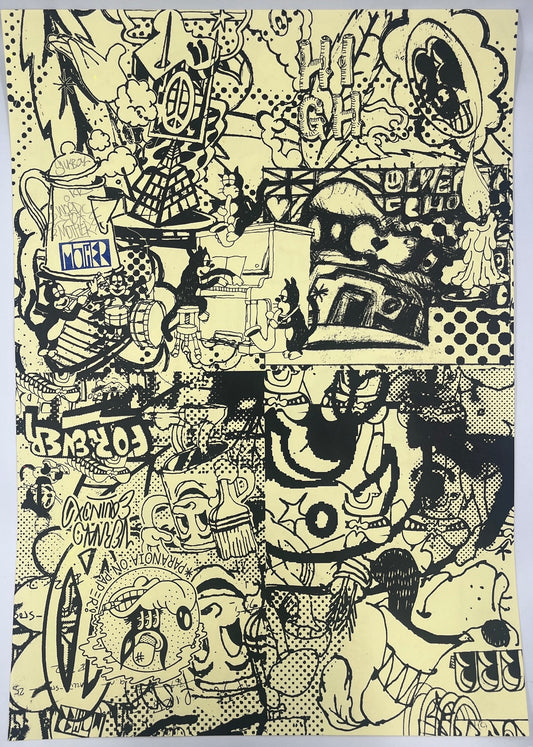 Sickboy X Word To Mother - Paranoia On Paper (Hand-Finished)