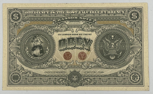 Shepard Fairey - Two Sides Of Capitalism Bank Note