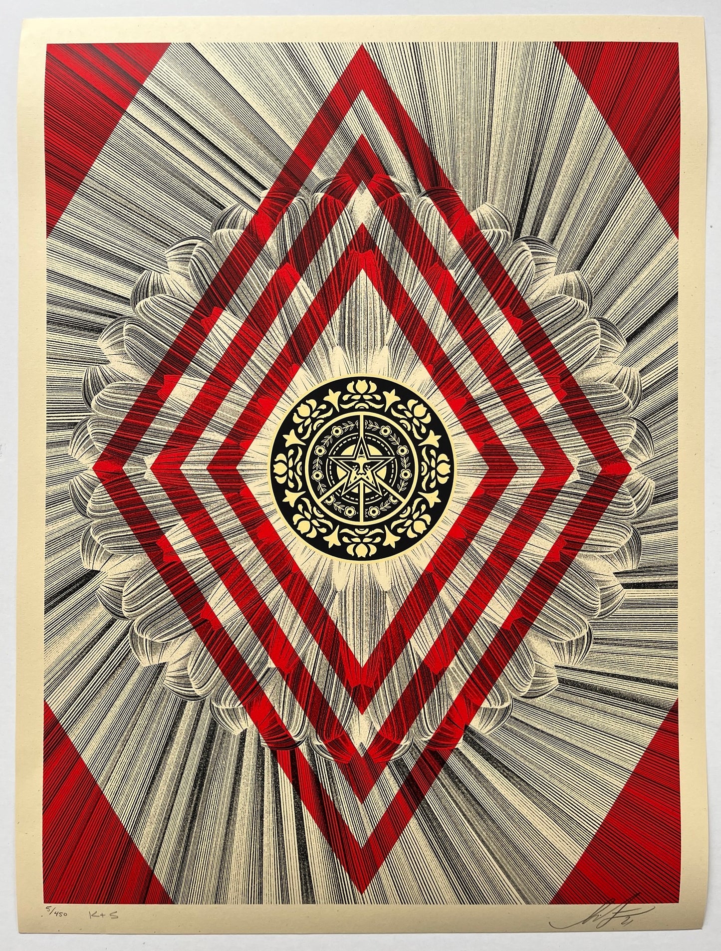 Shepard Fairey / Kai & Sunny - Obey K&S Flower Diamond