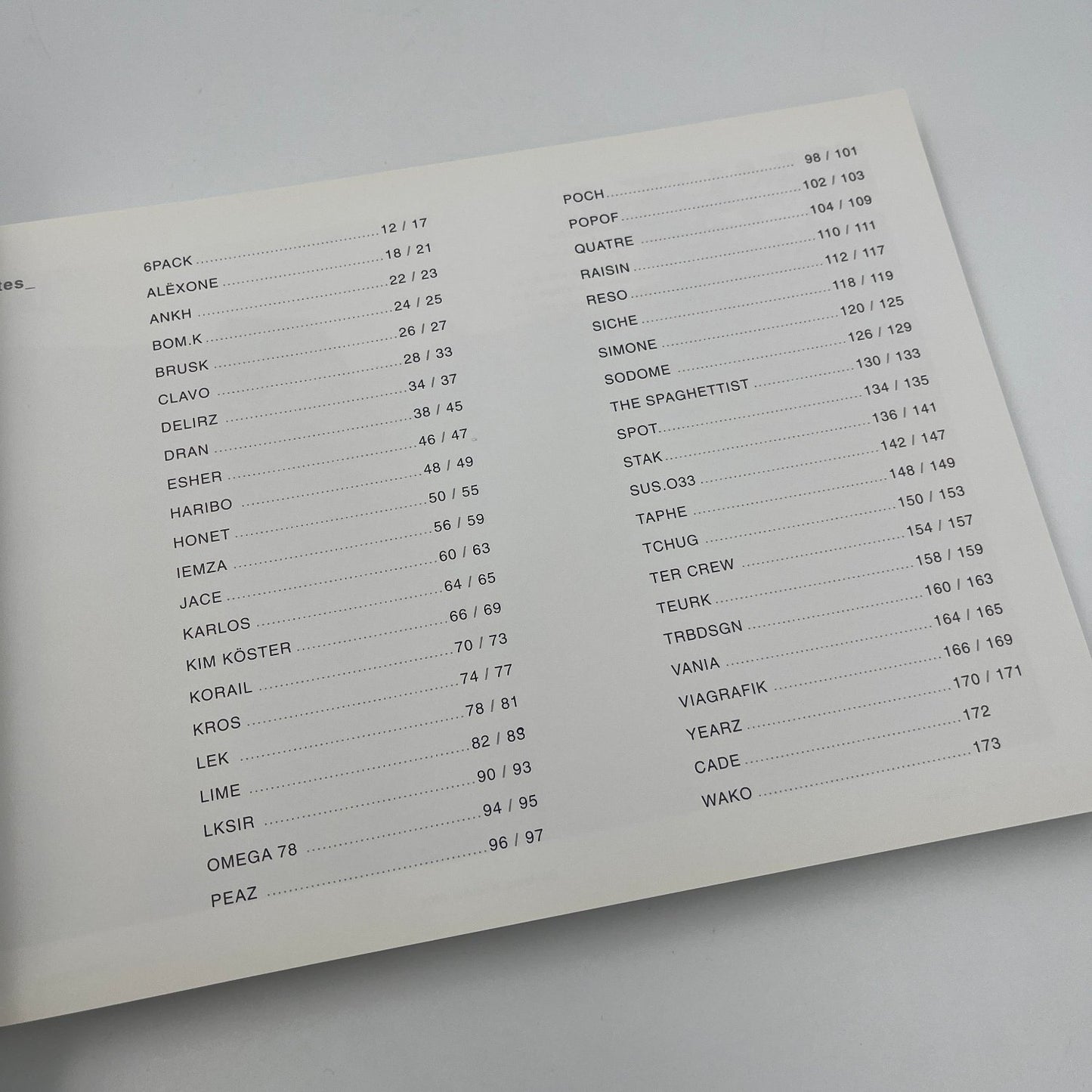 Hors Du Temps (Timeless) - Rare Graffiti Book from Colors Zoo. Early Dran!