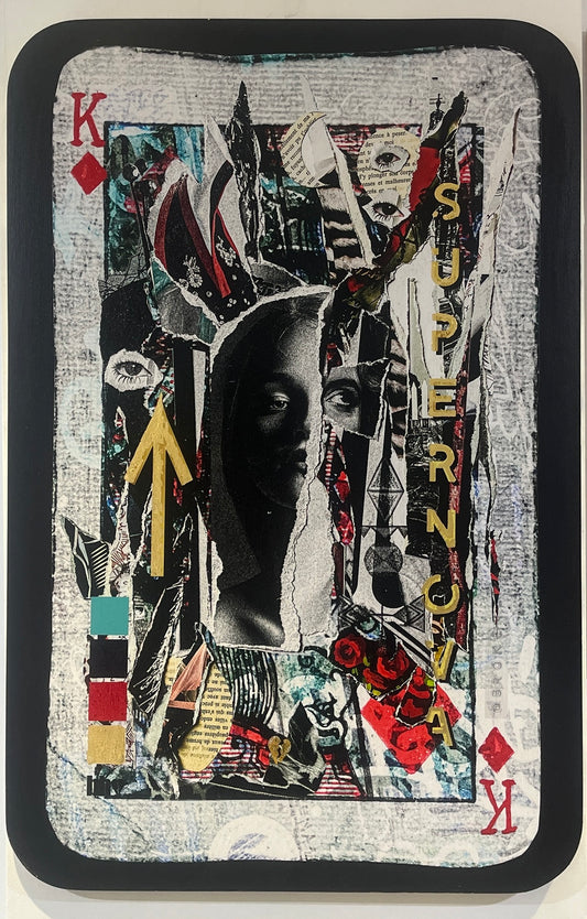 Broken Hartist - Supernova (Original On Wood)