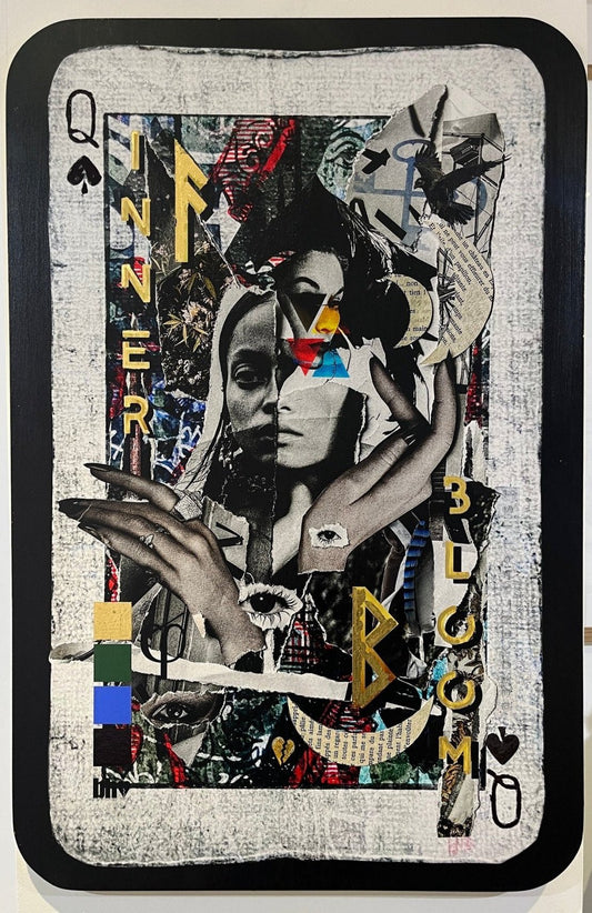 Broken Hartist - Inner Bloom (Original On Wood)