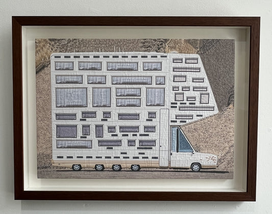 Lola Dupré - Two Weeks In Dundee (Framed Original Collage)