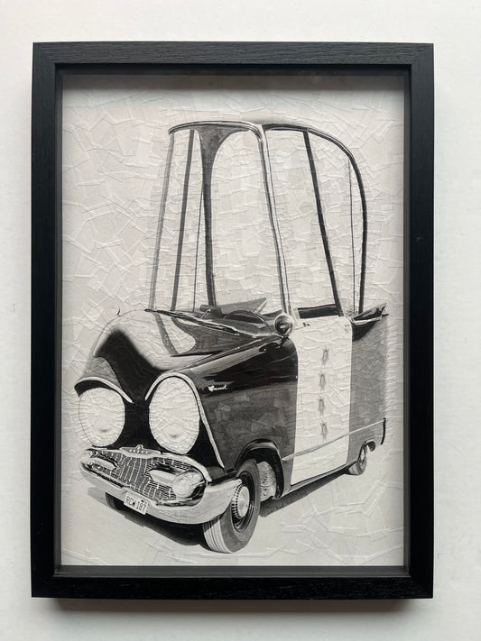 Lola Dupré - Dodge 1 (Framed Original Collage)