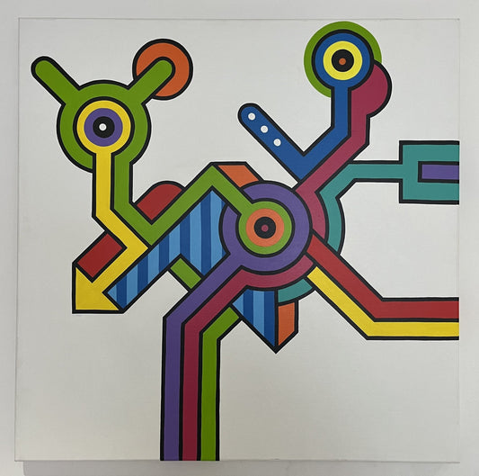Seize Happywallmaker - Cybernoide 2 (Original Canvas)
