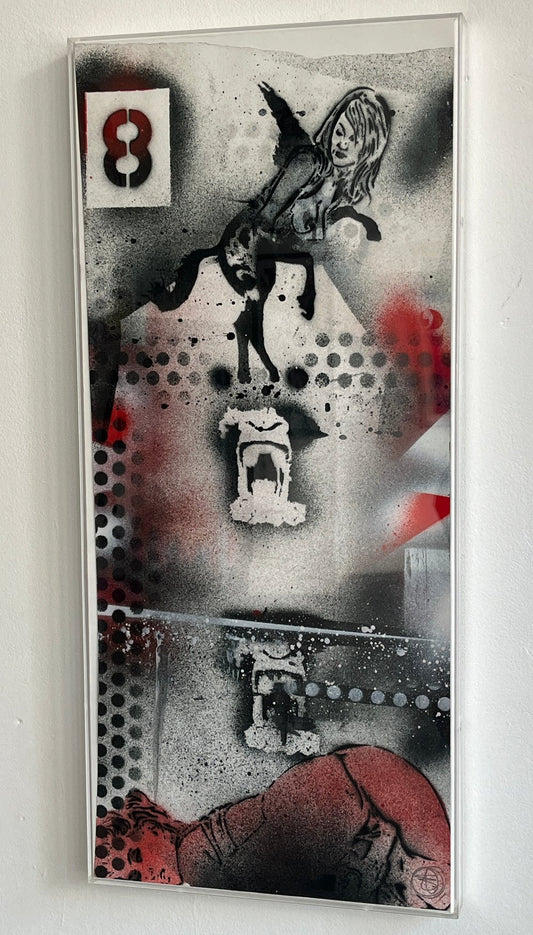 Nick Walker - Super 8 (Original stencil on paper)
