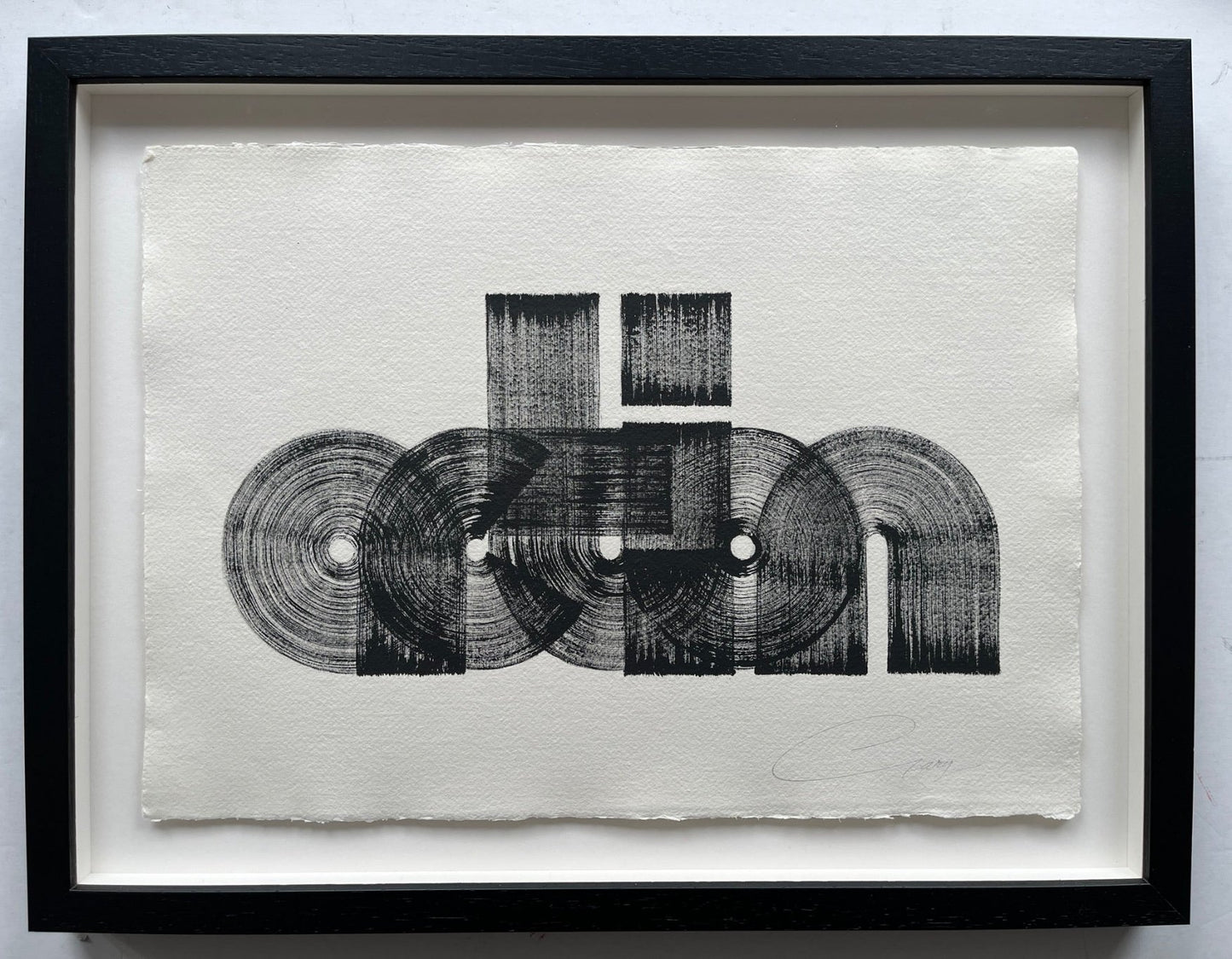 Gary Stranger - Action (Original On Paper) (Framed)