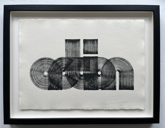 Gary Stranger - Action (Original On Paper) (Framed)