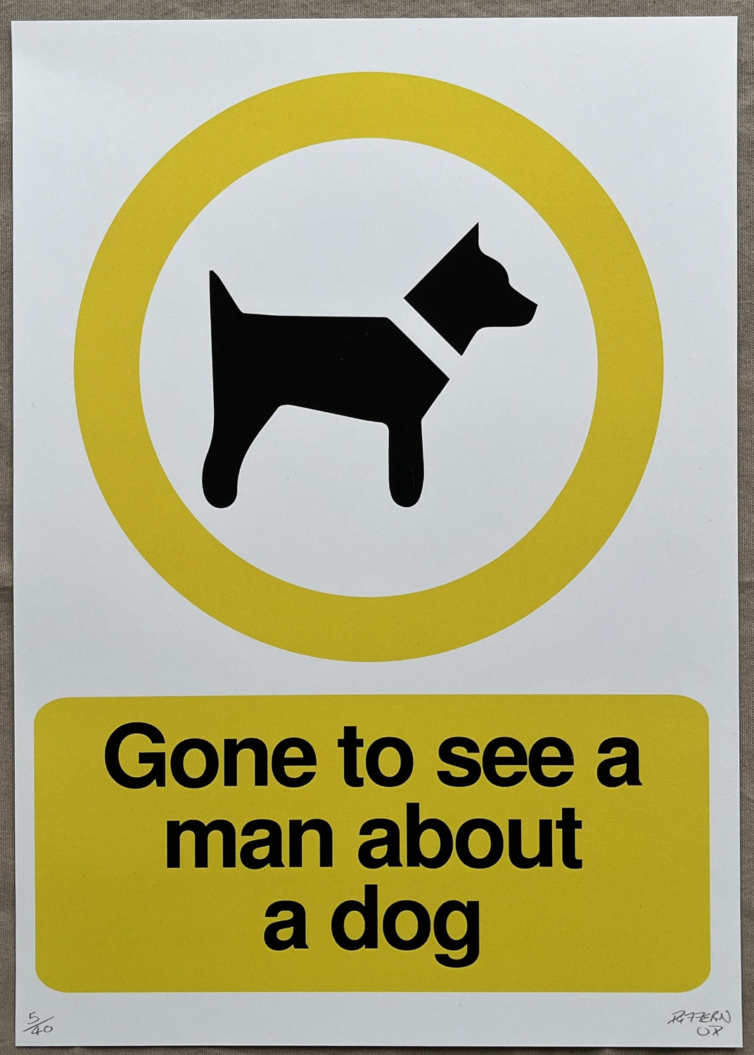 Pattern Up - Gone To See A Man About A Dog