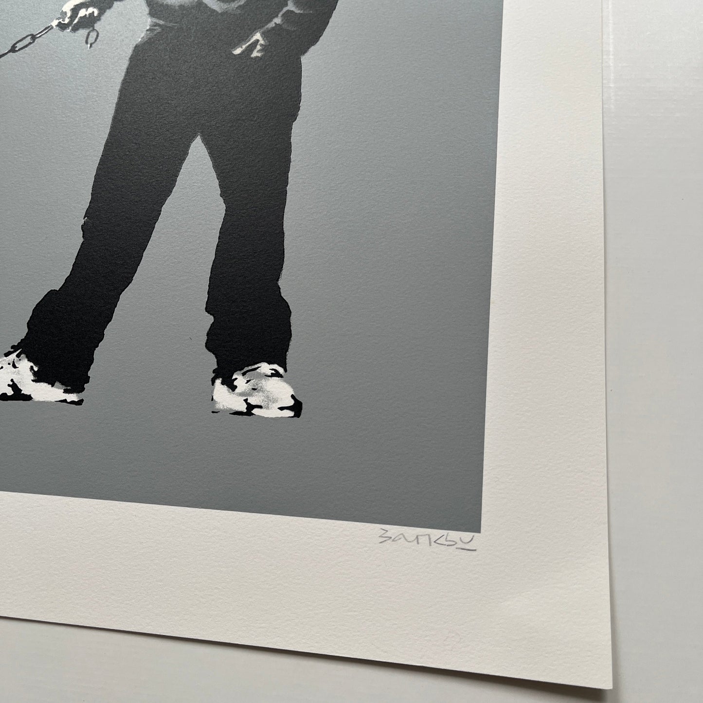 Banksy - Choose Your Weapon (Grey) (Signed)