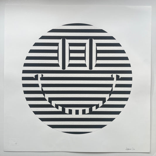 Carl Cashman - Acid Reflux (Black & White Diamond Dust) (Artist Proof)