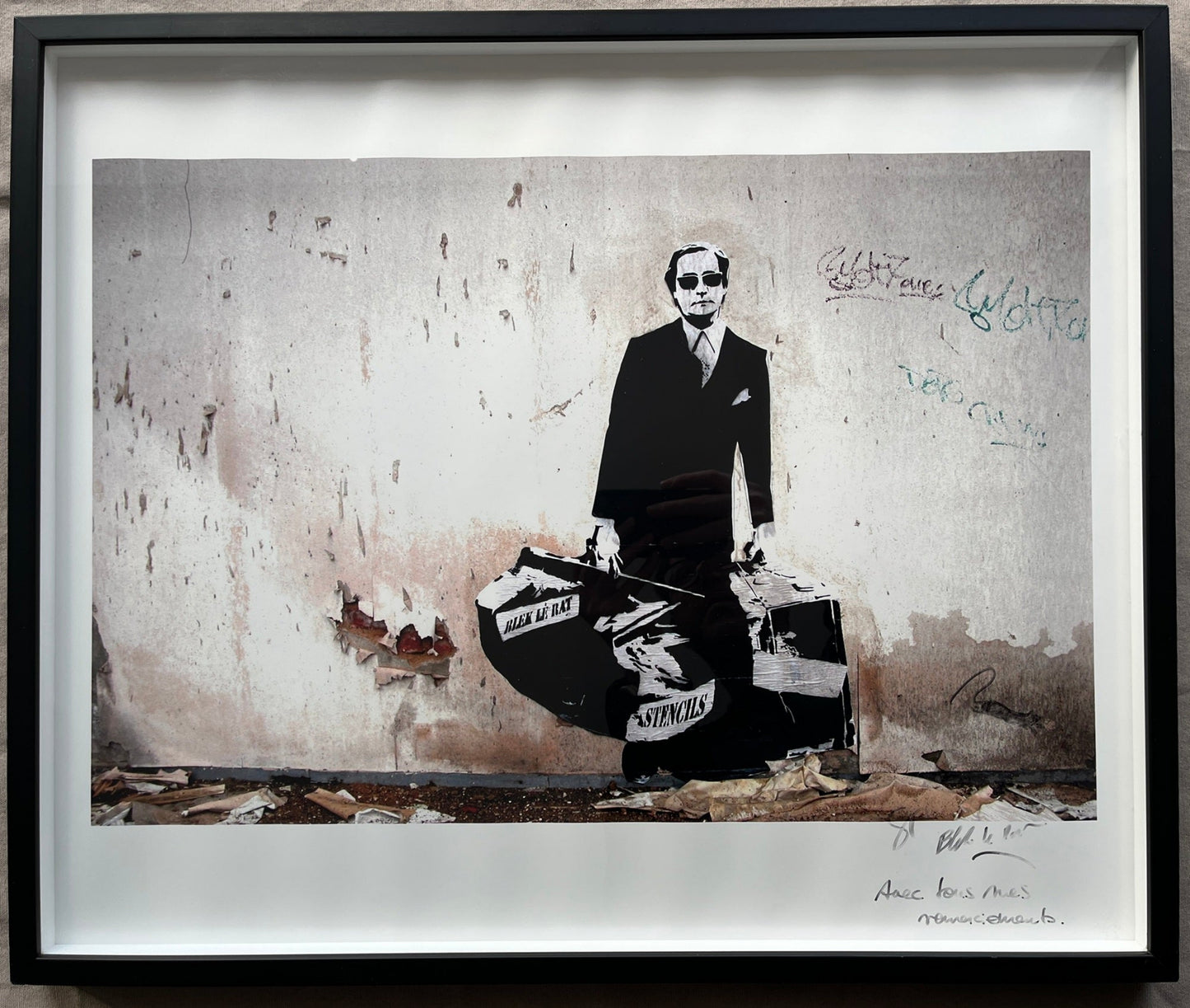 Blek Le Rat - Getting Through The Walls (Signed)