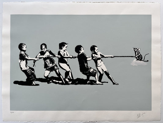 Blek Le Rat - Rope Pulling (Grey)