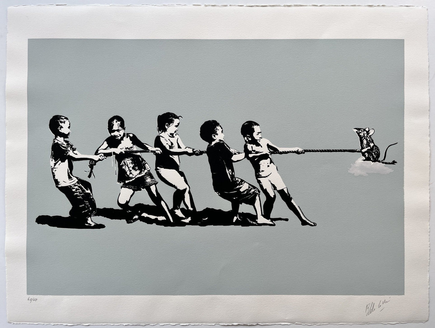 Blek Le Rat - Rope Pulling (Grey)