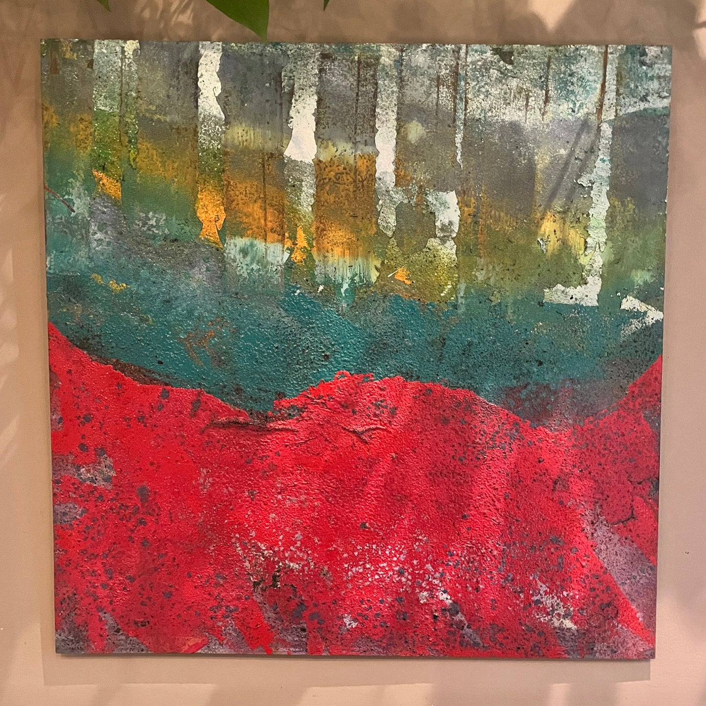 Sam Peacock - Deer Sea Cove (Original On Metal)