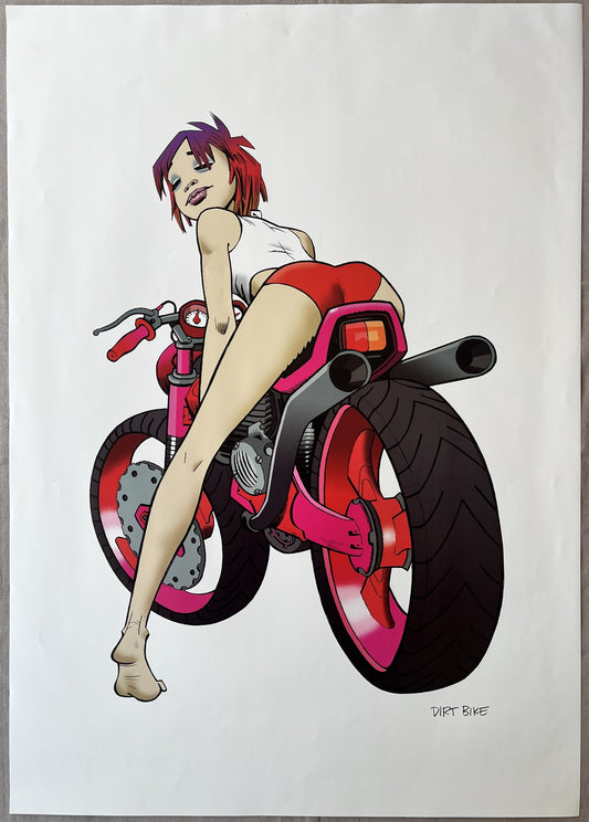 Jamie Hewlett - Dirt Bike Poster