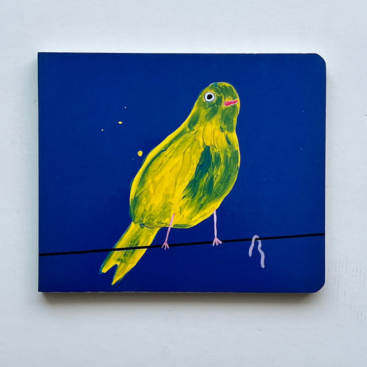 David Shrigley - Yellow Bird With Worm