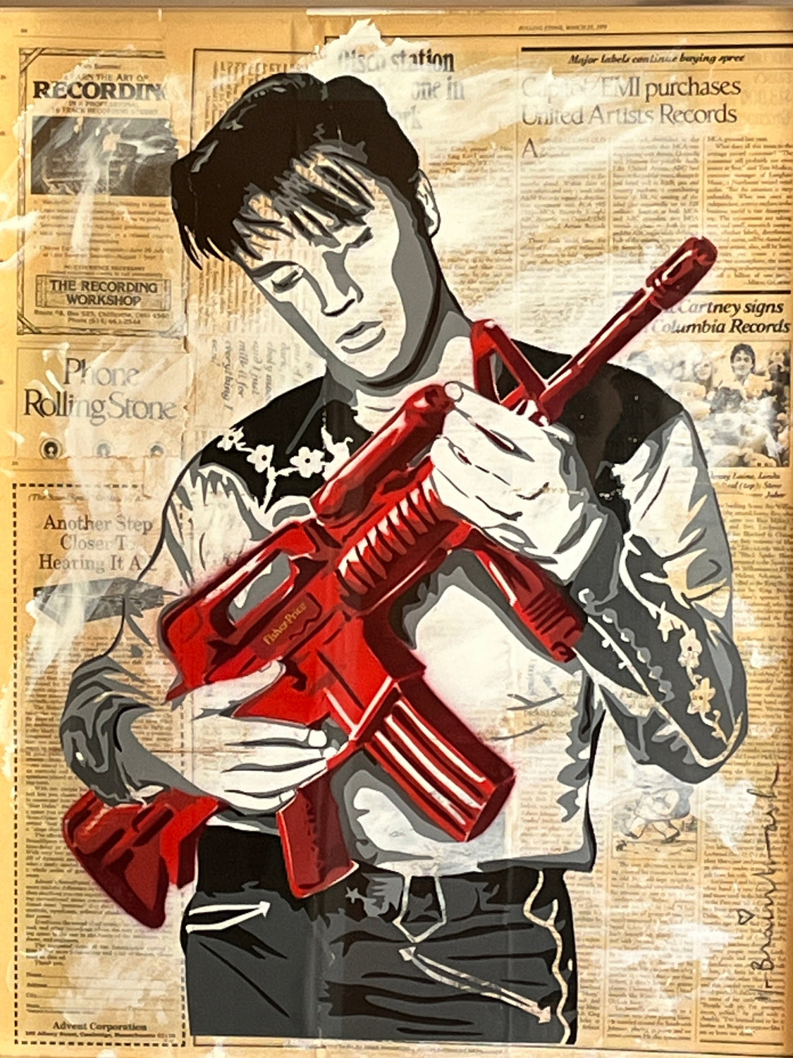 Mr Brainwash - Elvis - Don't Be Cruel (Unique Screenprint)