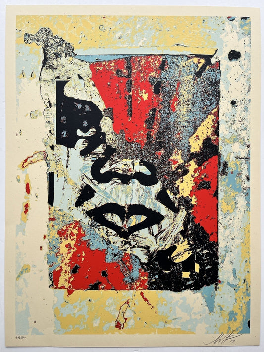 Shepard Fairey - Enhanced Disintegration (Red)