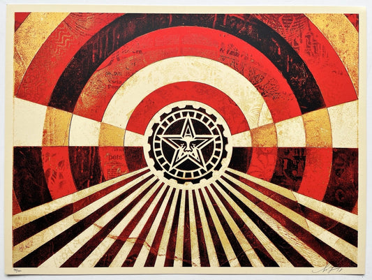 Shepard Fairey - Tunnel Vision (Gold)