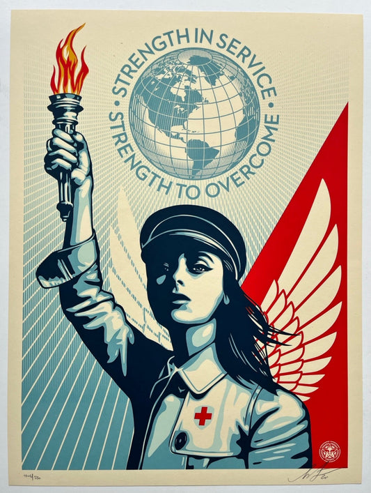 Shepard Fairey - Angel Of Hope & Strength