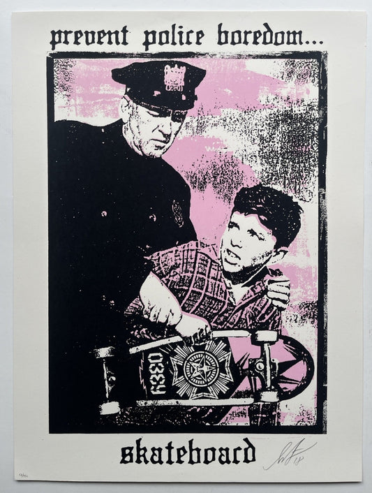 Shepard Fairey - Prevent Police Boredom