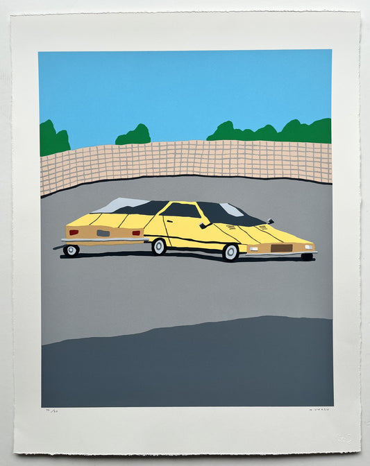 Motonori Uwasu - Yellow Car