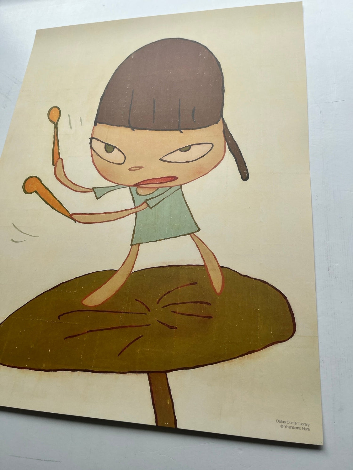 Yoshitomo Nara - Marching On A Butterbur Leaf
