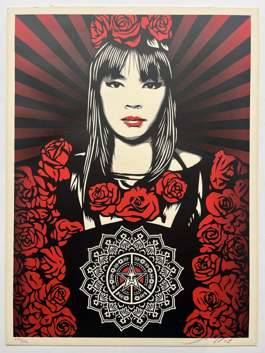 Shepard Fairey - Rose Girl