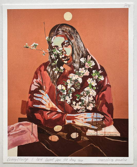 Marcelina Amelia - Everything I Have Learnt From The Cherry Tree (Hand-Finished Print)