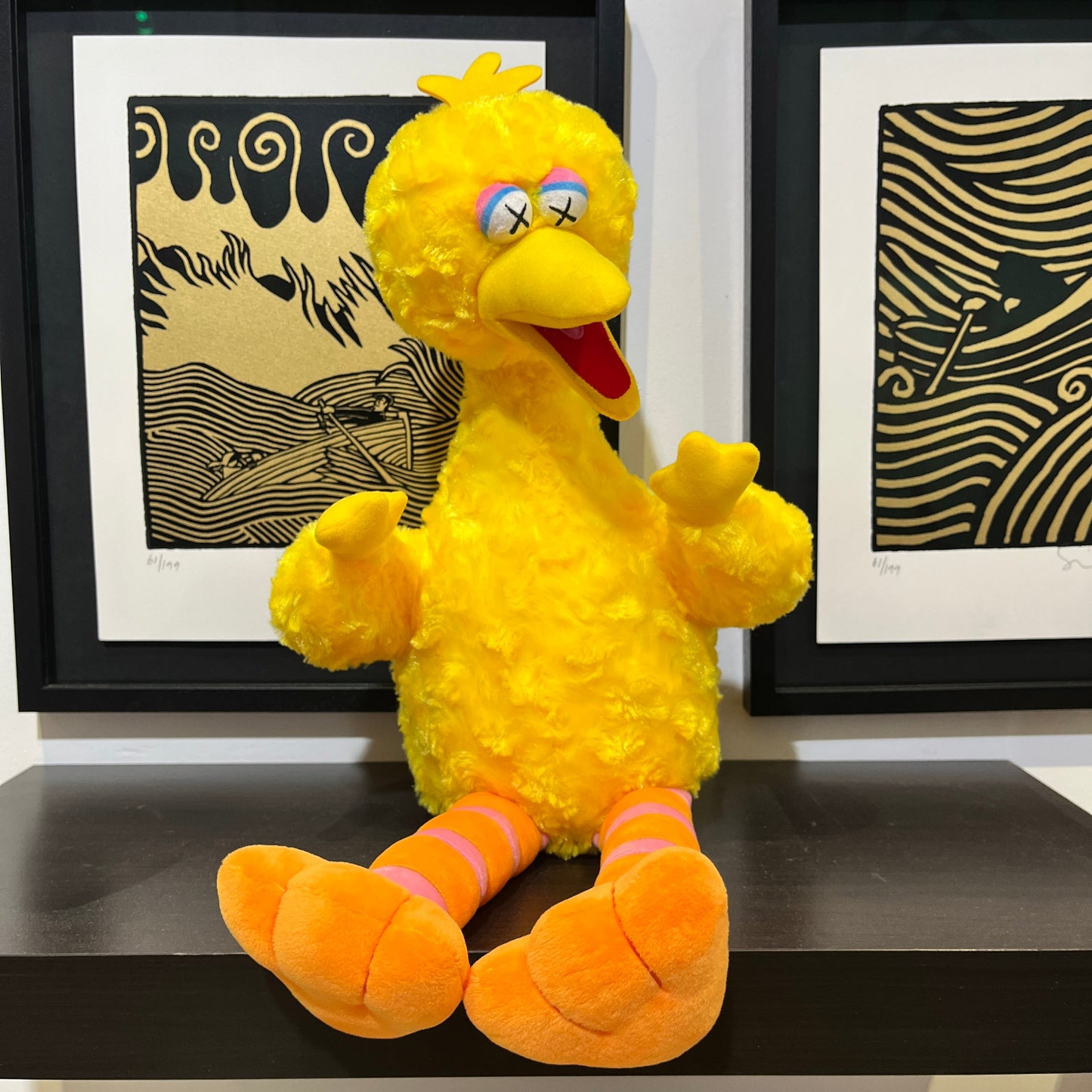 Kaws x Sesame Street - Big Bird Plush Toy