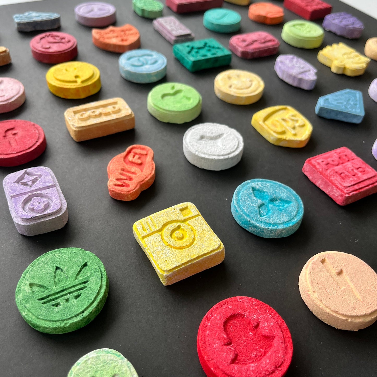 Dean Zeus Colman - Love Is A Drug (49 Pills) (Framed)