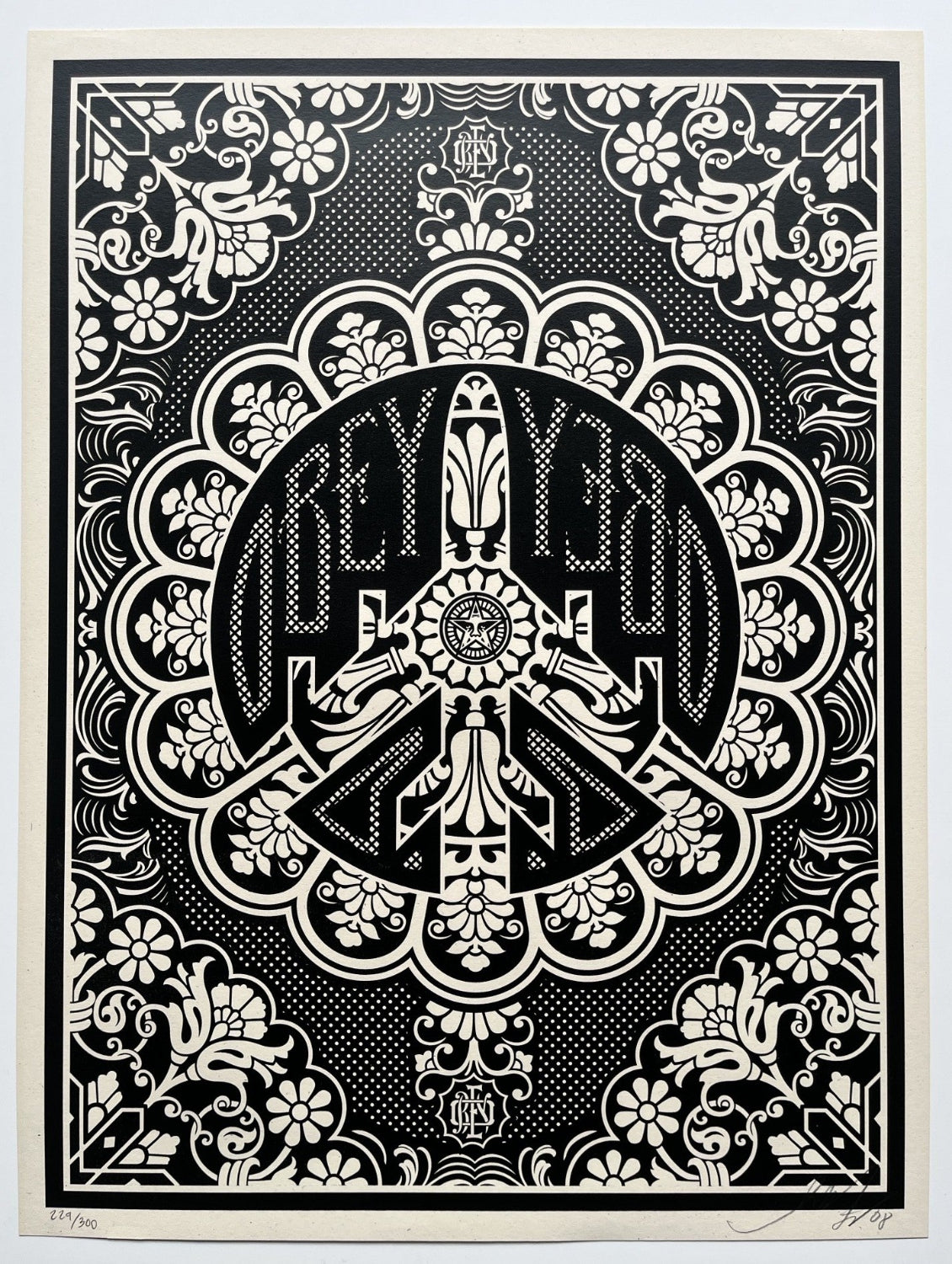 Shepard Fairey - Peace Bomber (Black)