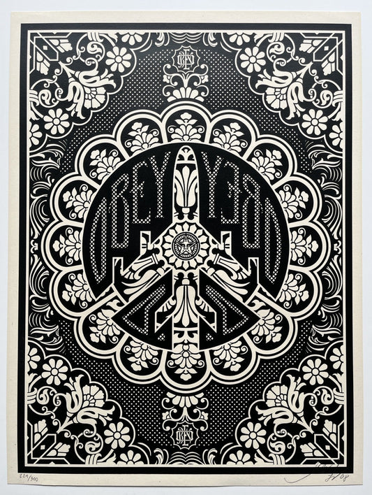 Shepard Fairey - Peace Bomber (Black)