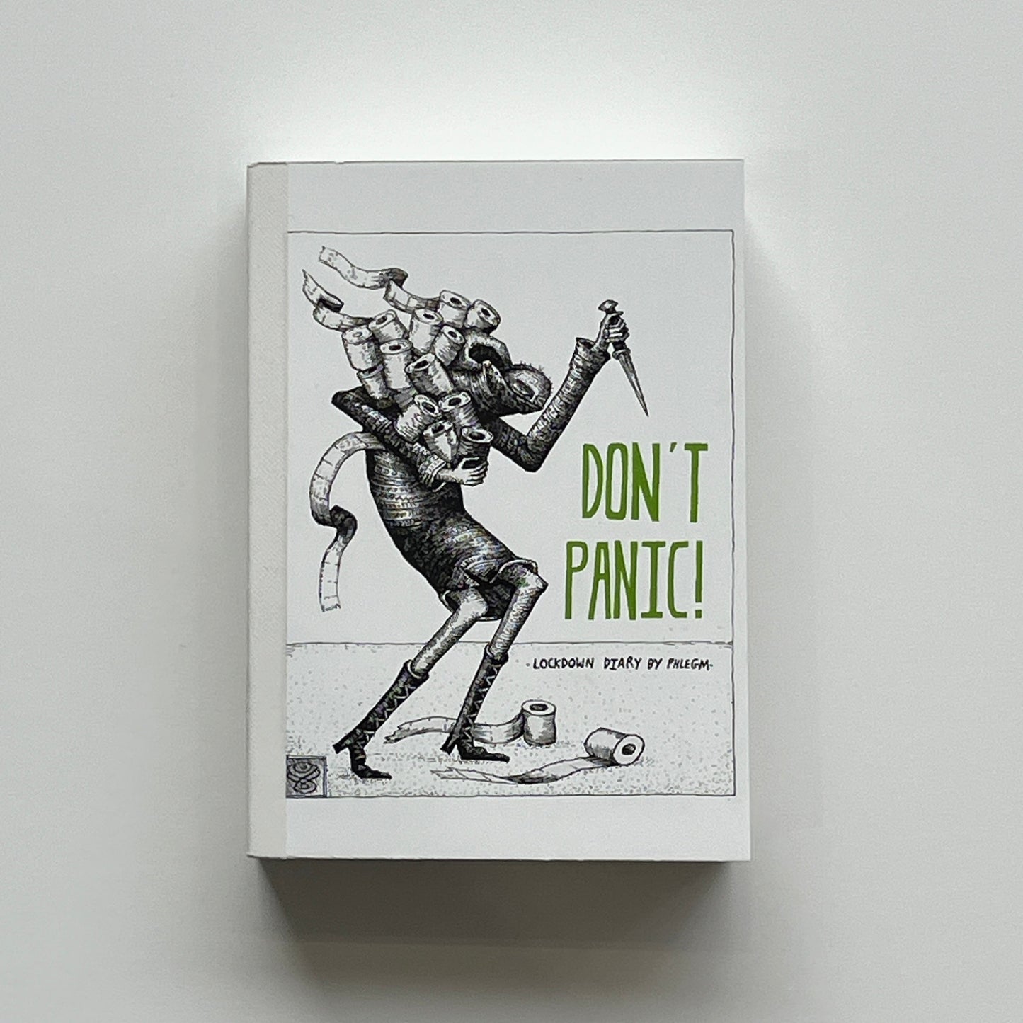 Phlegm - Don't Panic (Bound Postcard Book)