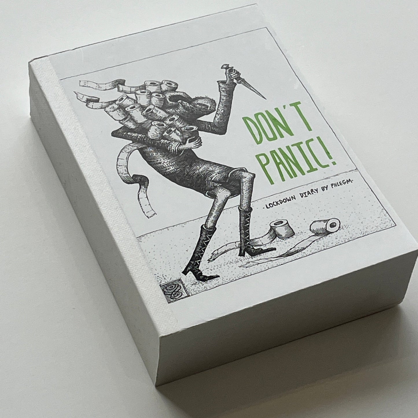 Phlegm - Don't Panic (Bound Postcard Book)